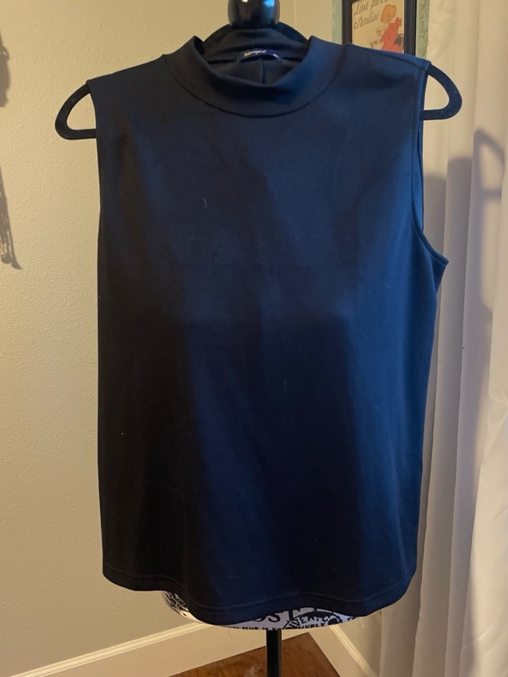 Sampeel Black Sleeveless Top & Capri Pants Set - Picture 3 of 6